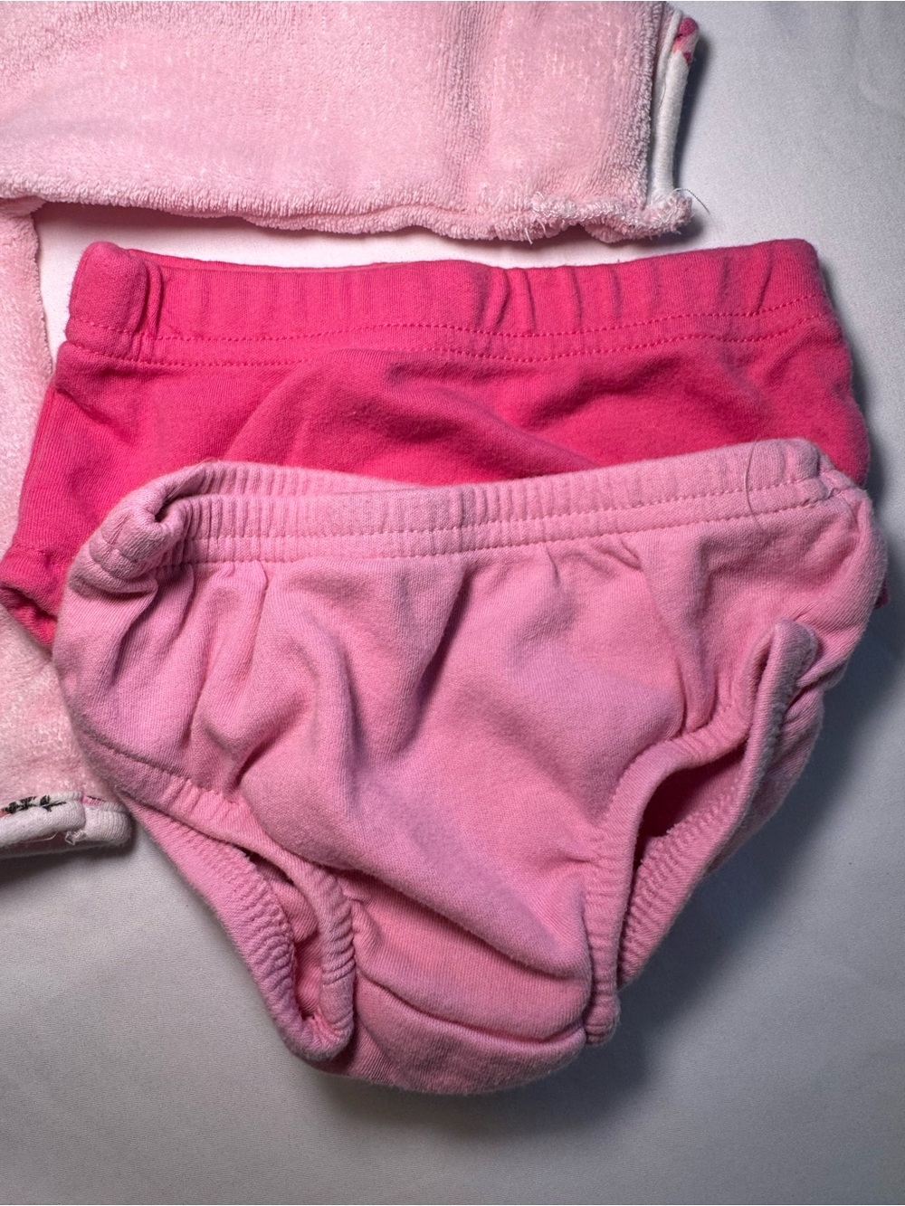 Carters ‘Grandma's Little Sweetie' Bodysuit/Pink Hooded Jacket Set/Diaper Cover - Picture 7 of 9